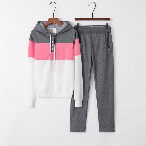 splice 2021 new design fashion suit set women tracksuit two-piece style outfit sweatshirt sport wear1, Gray
splice 2021 new design fashion suit set women tracksuit two-piece style outfit sweatshirt sport wear1, Gray