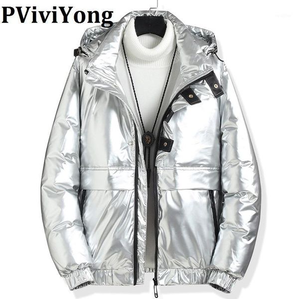 pviviyong 2020 winter hooded men jacket, bright surface waterproof short payment coat 8681, Black
pviviyong 2020 winter hooded men jacket, bright surface waterproof short payment coat 8681, Black