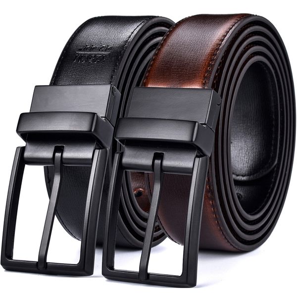 leather reversible belts for men dress designer male rotated buckle jean two in one 201110, Black;brown
leather reversible belts for men dress designer male rotated buckle jean two in one 201110, Black;brown
