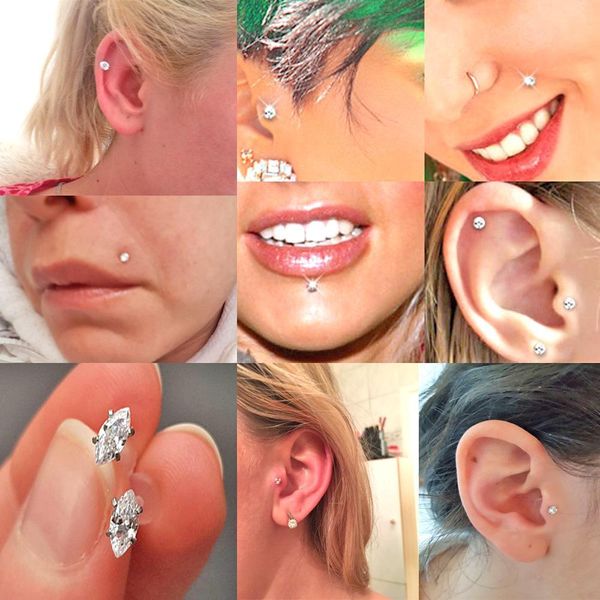 bog-24pcs/box mixed 7 designs bioplast flexible labret stud lip ring horse eye ellips ear tragus ear cartilage earring piercing q bbyflg, Silver
bog-24pcs/box mixed 7 designs bioplast flexible labret stud lip ring horse eye ellips ear tragus ear cartilage earring piercing q bbyflg, Silver