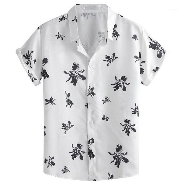 2020 men shirt summer short sleeve printing blouse casual slim fit hawaiian shirts camisa masculina chemise homme shirt men1, White;black
2020 men shirt summer short sleeve printing blouse casual slim fit hawaiian shirts camisa masculina chemise homme shirt men1, White;black