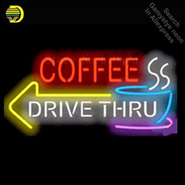 custom neon sign for coffee drive thru with left arrow glass tube display light lamp bar beer decor bulbs neon signs 19x15
custom neon sign for coffee drive thru with left arrow glass tube display light lamp bar beer decor bulbs neon signs 19x15
