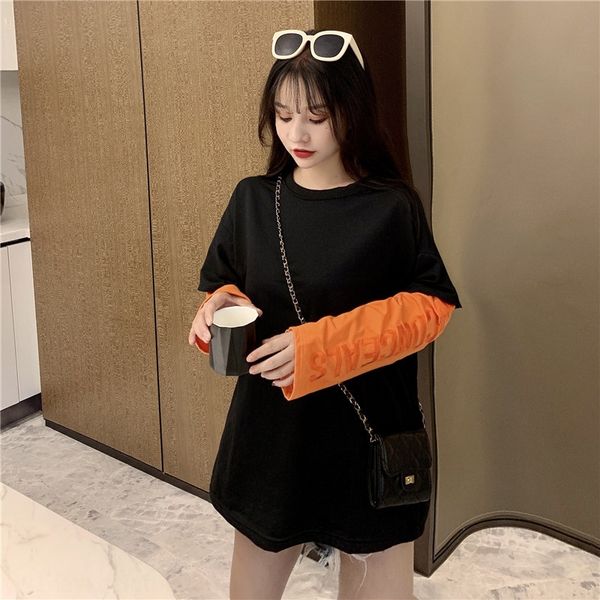 autumn 2020 new mid long fake two piece t-shirt t-shirt women's long sleeve net red thin ins super clothes shwvw, White
autumn 2020 new mid long fake two piece t-shirt t-shirt women's long sleeve net red thin ins super clothes shwvw, White