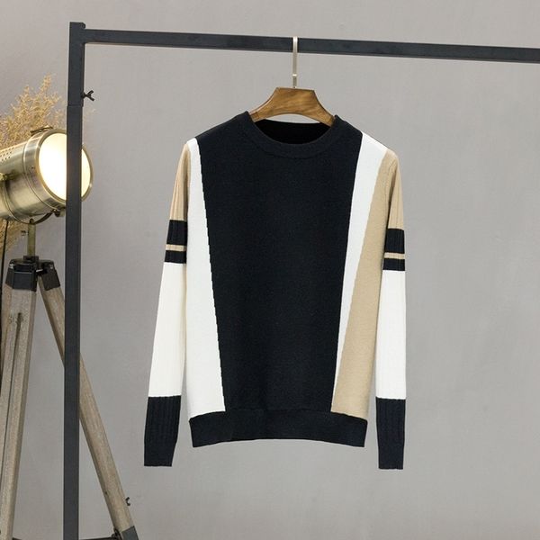 hlbcbg autumn winter sweater women contrast color pullover jumper long sleeve o-neck knitted outwear pull femme lj201126, White;black
hlbcbg autumn winter sweater women contrast color pullover jumper long sleeve o-neck knitted outwear pull femme lj201126, White;black