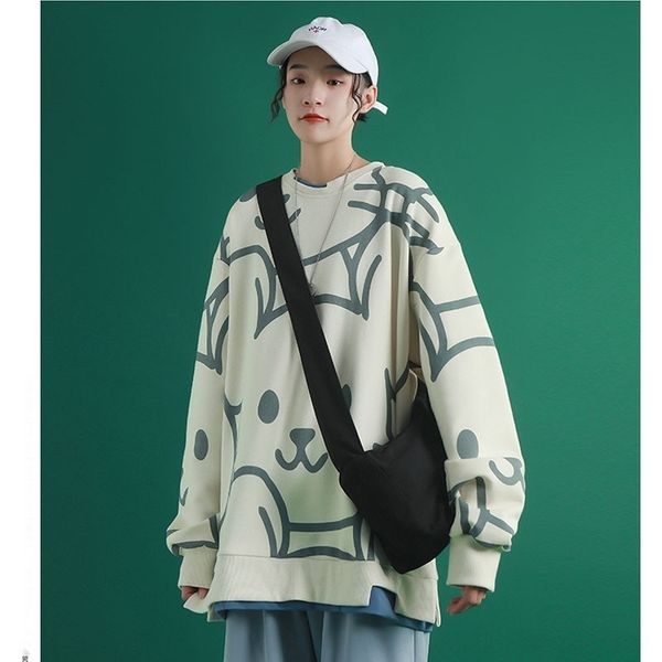 9fpis and printed fake two-piece women's spring cartoon autumn gbs new korean style loose student couple sweatersweater sweater gbsjf, Black
9fpis and printed fake two-piece women's spring cartoon autumn gbs new korean style loose student couple sweatersweater sweater gbsjf, Black