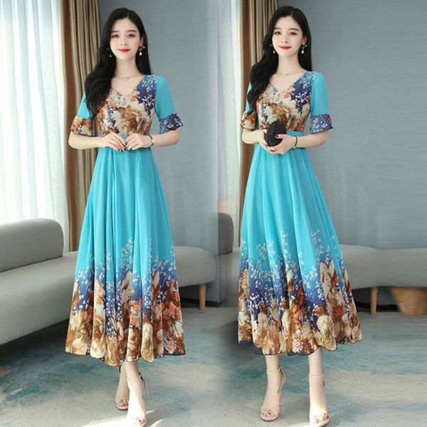iwcuu summer women's 2020 v-neck new fashion korean-style big dress waist-tied printed swing elegant lady dress jujid, White
iwcuu summer women's 2020 v-neck new fashion korean-style big dress waist-tied printed swing elegant lady dress jujid, White
