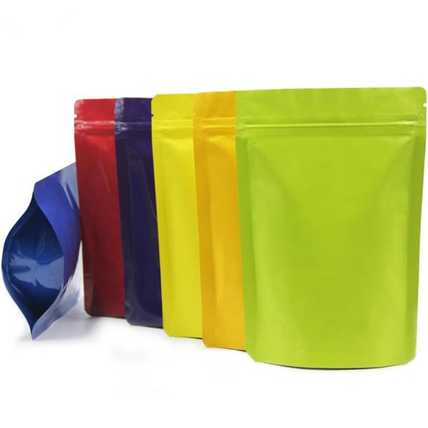 13x18cm 100pcs doypack stand up package bag zipper reclosable pure mylar foil pouch for nuts coffee powder heat sealable bbyulo
13x18cm 100pcs doypack stand up package bag zipper reclosable pure mylar foil pouch for nuts coffee powder heat sealable bbyulo