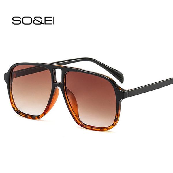sunglasses so&ei fashion square double bridges women clear anti-blu-ray lens eyewear men glasses frame gradient shades uv400, White;black
sunglasses so&ei fashion square double bridges women clear anti-blu-ray lens eyewear men glasses frame gradient shades uv400, White;black
