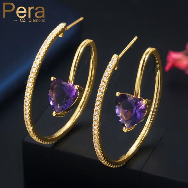 hoop & huggie pera romantic purple love heart cz stone novelty snake shape big half circle dubai gold earring for women jewelry gift e521, Golden;silver
hoop & huggie pera romantic purple love heart cz stone novelty snake shape big half circle dubai gold earring for women jewelry gift e521, Golden;silver