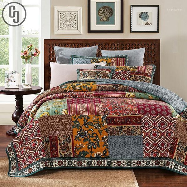 gxc bedspreads quilt set 3pcs vintage quilts for double bed patchwork cotton coverlets pillowcase king queen size blanket1
gxc bedspreads quilt set 3pcs vintage quilts for double bed patchwork cotton coverlets pillowcase king queen size blanket1