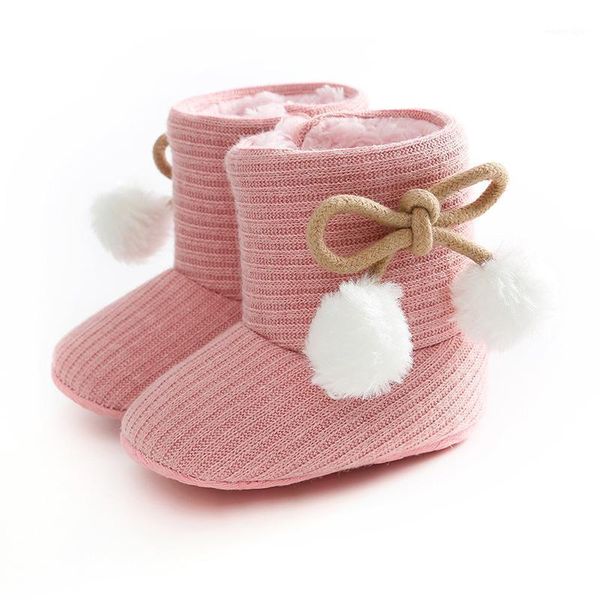 first walkers thick warm cute pompom baby winter boots soft cotton anti slip todder shoes girls snow booties born walkers1 
first walkers thick warm cute pompom baby winter boots soft cotton anti slip todder shoes girls snow booties born walkers1