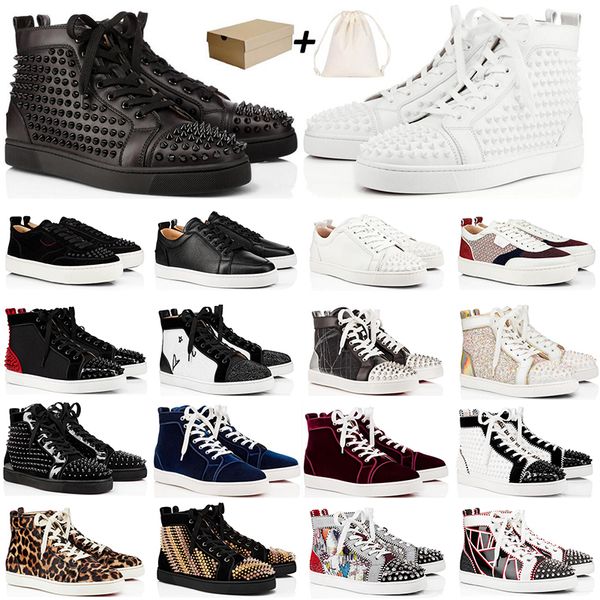 2021 new designers casual red bottoms party shoes women high low cut black off white grey glitter leather suede flat mens
2021 new designers casual red bottoms party shoes women high low cut black off white grey glitter leather suede flat mens