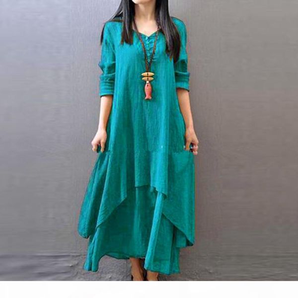 fashion women peasant ethnic boho autumn cotton linen long sleeve maxi dress gypsy shirt dress kaftan tunic size -5xl w406 mx190725, Black;gray
fashion women peasant ethnic boho autumn cotton linen long sleeve maxi dress gypsy shirt dress kaftan tunic size -5xl w406 mx190725, Black;gray
