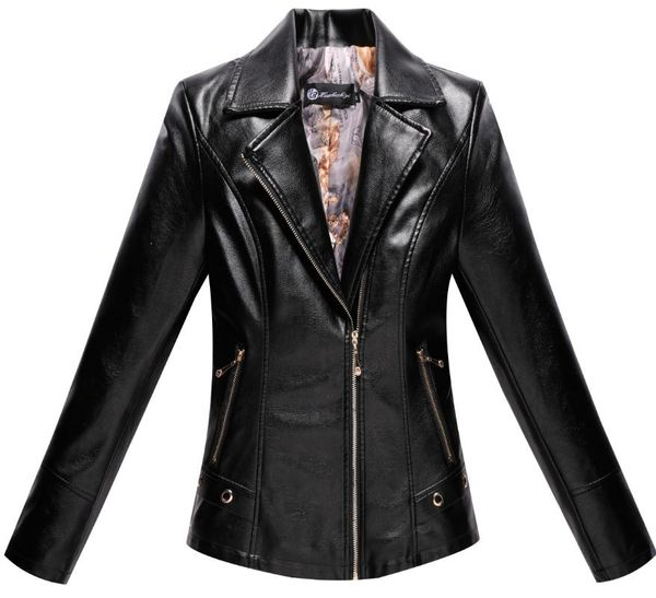 pu women lapel long sleeve velvet leather jacket female casual fashion leather jackets outwear, Black
pu women lapel long sleeve velvet leather jacket female casual fashion leather jackets outwear, Black