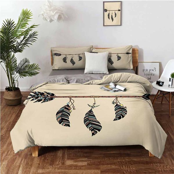 arrow figure in al pattern with feathers native tribal design printbedding 3-piece set
arrow figure in al pattern with feathers native tribal design printbedding 3-piece set