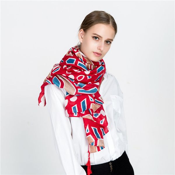 new cotton and hemp scarf women's autumn ethnic style geometric pattern shawl tassel sunscreen silk scarf travel holiday scarf, Blue;gray
new cotton and hemp scarf women's autumn ethnic style geometric pattern shawl tassel sunscreen silk scarf travel holiday scarf, Blue;gray