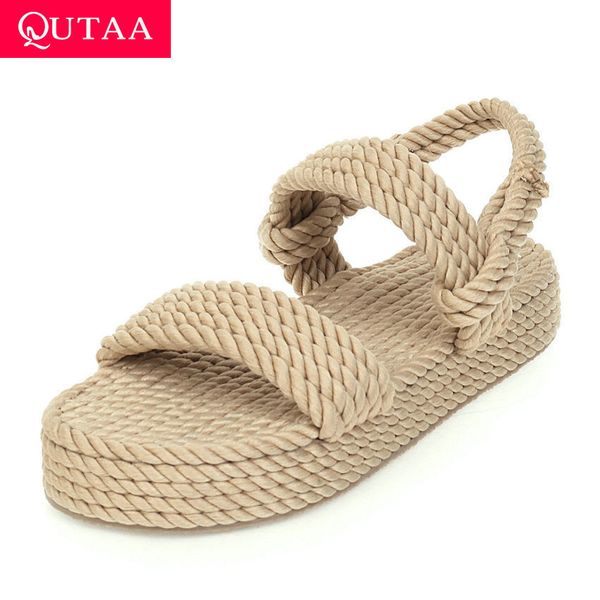 qutaa 2020 nylon weave wedge heel ladies sandals open-toed summer women pumps casual platform slingback women shoes size 34-43 y200702, Black
qutaa 2020 nylon weave wedge heel ladies sandals open-toed summer women pumps casual platform slingback women shoes size 34-43 y200702, Black