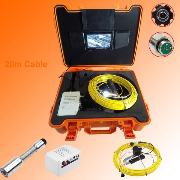 23mm lens 20m cable pipe inspection camera hd 720p 7inch lcd drain sewer plumbing endoscope equipment
23mm lens 20m cable pipe inspection camera hd 720p 7inch lcd drain sewer plumbing endoscope equipment