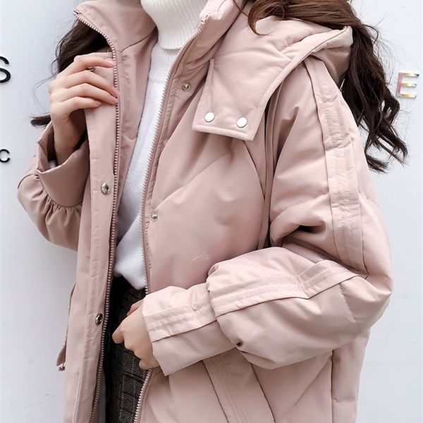 korean style down padded jacket women's mid-length winter new bread suit loose padded jacket padded jacket 201217, Black
korean style down padded jacket women's mid-length winter new bread suit loose padded jacket padded jacket 201217, Black