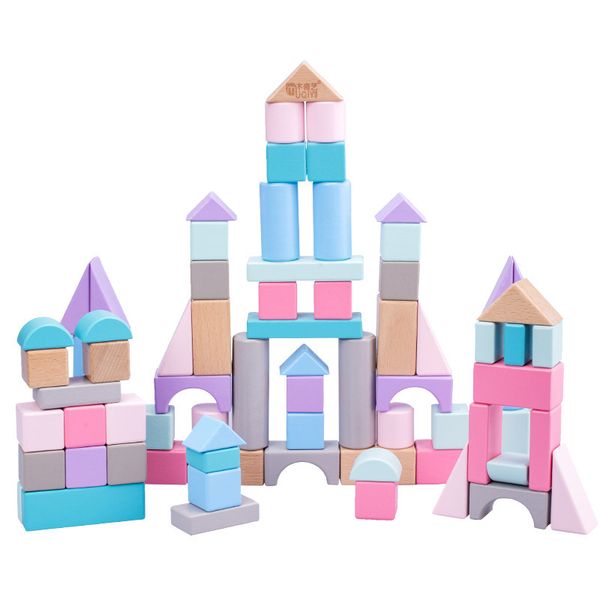 new early learning color macaron wooden building blocks children's diy building block toys assembled building block toys 1020
new early learning color macaron wooden building blocks children's diy building block toys assembled building block toys 1020