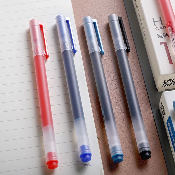 3pcc/lot Simple and Transparent 0.5mm Blue Black Red Ink Pen Office School Students Exame Gel Pen for Writing Kawaii Stationery
3pcc/lot Simple and Transparent 0.5mm Blue Black Red Ink Pen Office School Students Exame Gel Pen for Writing Kawaii Stationery