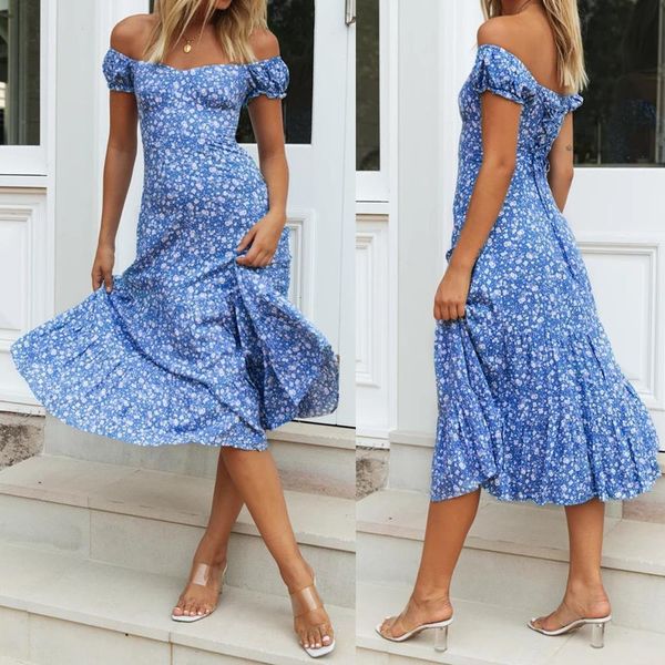 2021 fashion womens summer boho casual long maxi dress holiday evening party print beach dress sundress, Black;gray
2021 fashion womens summer boho casual long maxi dress holiday evening party print beach dress sundress, Black;gray