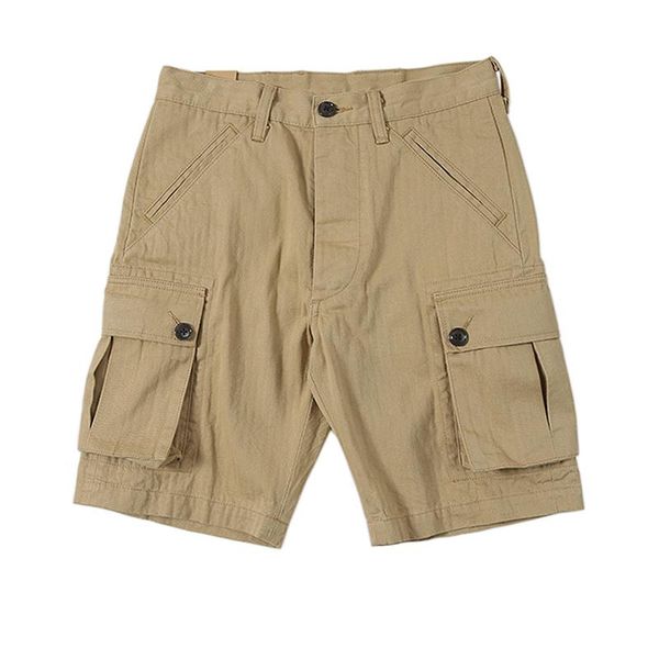 m-1951 bob dong vintage men hbt side pockets cargo shorts straight loose fit, White;black
m-1951 bob dong vintage men hbt side pockets cargo shorts straight loose fit, White;black