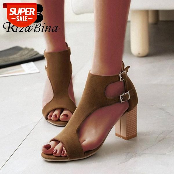 rizabina size 31-45 fashion women sandals shoes square high heels peep toe shoes women stylish metal buckles solid footwear #hn5a, Black
rizabina size 31-45 fashion women sandals shoes square high heels peep toe shoes women stylish metal buckles solid footwear #hn5a, Black