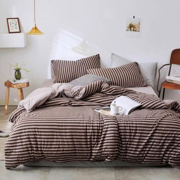 svetanya coffee brown stripes bedlinens ru europe size knitted cotton soft warm fitted sheet bedding duvet cover set
svetanya coffee brown stripes bedlinens ru europe size knitted cotton soft warm fitted sheet bedding duvet cover set