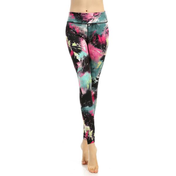 sportswear outdoor fitness yoga pants running high waist elastic tight fit quick dry nine point print women, Gray
sportswear outdoor fitness yoga pants running high waist elastic tight fit quick dry nine point print women, Gray