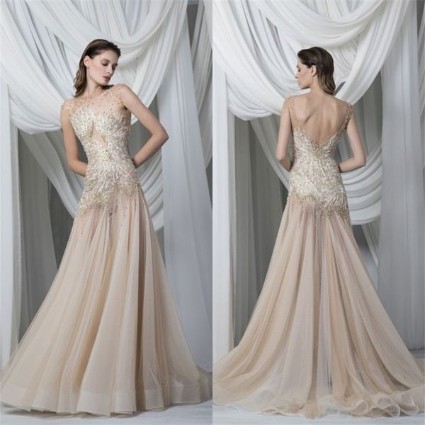 champagne evening dresses jewel appliques lace beads prom gowns custom made open back sweep train special occasion dress, Black;red
champagne evening dresses jewel appliques lace beads prom gowns custom made open back sweep train special occasion dress, Black;red