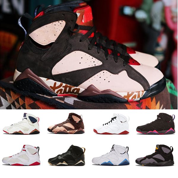 new 7 баскетбол обувь мужская женская 7s vii фиолетовый unc bordeaux olympic panton pure деньги ничего raptor zapatos тренер спорт sneaker
new 7 баскетбол обувь мужская женская 7s vii фиолетовый unc bordeaux olympic panton pure деньги ничего raptor zapatos тренер спорт sneaker