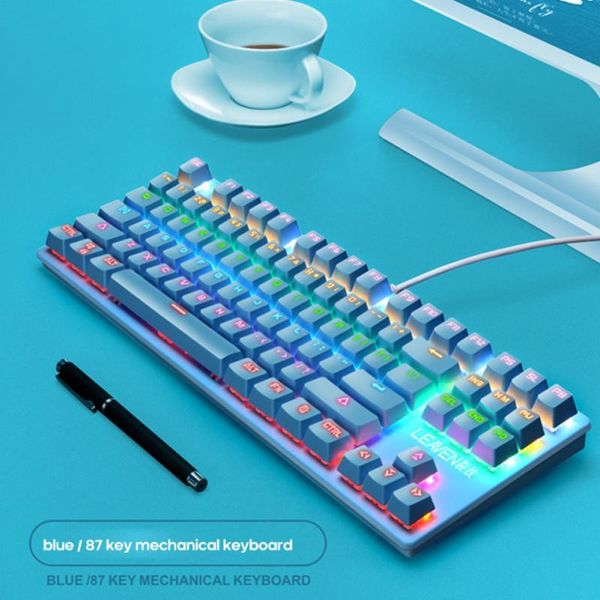 87 keys green axis keyboard k550 crack punk style mechanical switch professional gaming keyboards for tablet desknotebook
87 keys green axis keyboard k550 crack punk style mechanical switch professional gaming keyboards for tablet desknotebook