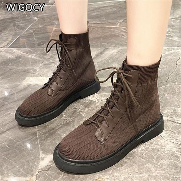 boots 2021 autumn women's knitted wool short fashion thick-soled breathable non-slip single, Black
boots 2021 autumn women's knitted wool short fashion thick-soled breathable non-slip single, Black