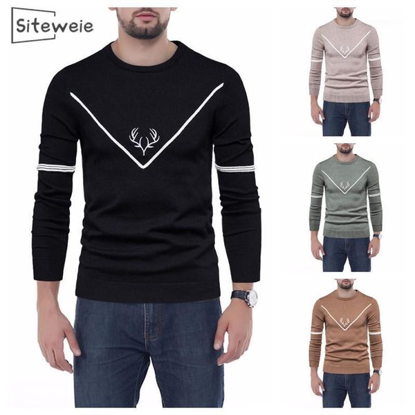 men's sweaters siteweie men's deer embroidered sweater pullover long sleeve o-neck knitted harajuku streetwear boys fall l5291, White;black
men's sweaters siteweie men's deer embroidered sweater pullover long sleeve o-neck knitted harajuku streetwear boys fall l5291, White;black