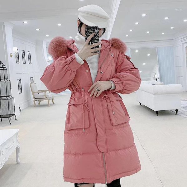 real natural raccoon fur hooded winter jacket women thicken long down parkas female 90% white duck down coats feather jacket1, Black
real natural raccoon fur hooded winter jacket women thicken long down parkas female 90% white duck down coats feather jacket1, Black