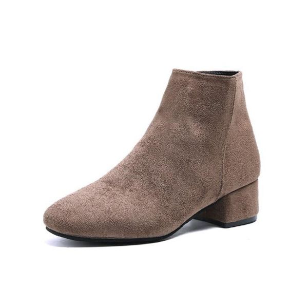 boots women's shoes suede side zipper fashion soft soles comfortable non-slip midheel, Black
boots women's shoes suede side zipper fashion soft soles comfortable non-slip midheel, Black