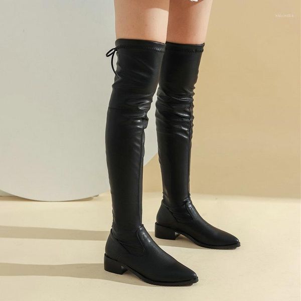 boots fashion slip on women over the knee comfort low heel stretch long ladies pointed toe autumn winter shoes black red1
boots fashion slip on women over the knee comfort low heel stretch long ladies pointed toe autumn winter shoes black red1