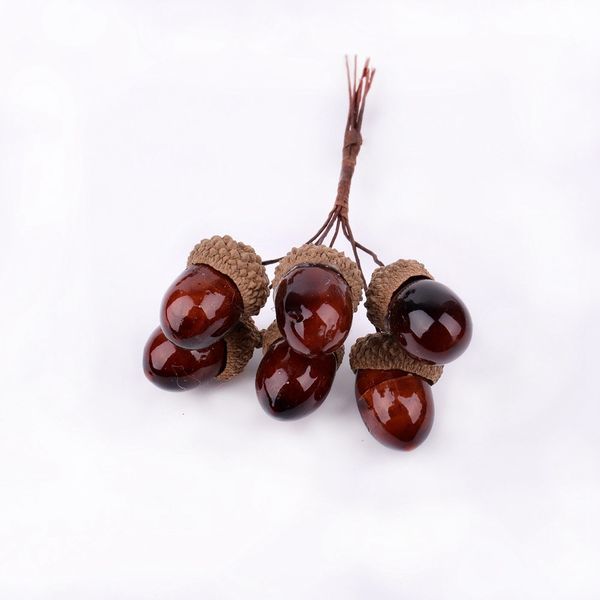 6pcs/bundle artificial acorns nuts chestnuts for diy home christmas decorations p shoot wreath garland accessries brown
6pcs/bundle artificial acorns nuts chestnuts for diy home christmas decorations p shoot wreath garland accessries brown