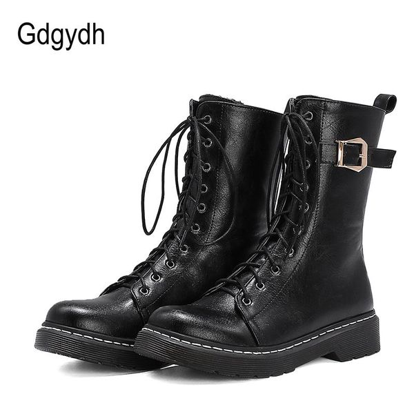 boots gdgydh 2021 autumn british women square heels round toe rubber high heel female ankle lace-up buckle short, Black
boots gdgydh 2021 autumn british women square heels round toe rubber high heel female ankle lace-up buckle short, Black