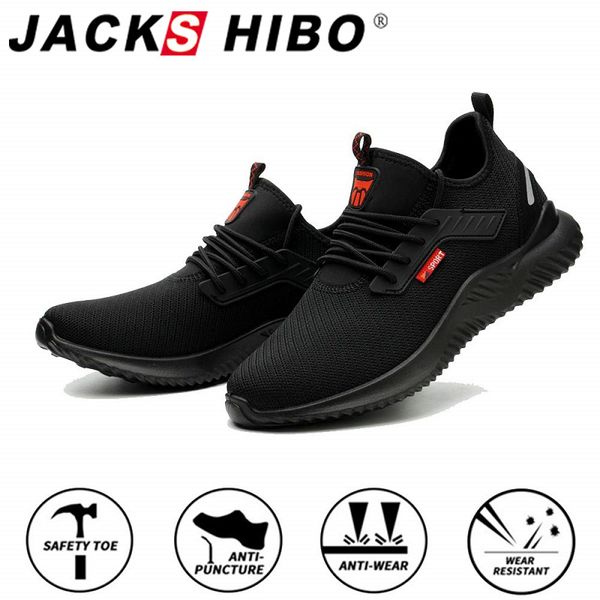 jackshibo all season safety work shoes boots for men anti-smashing steel toe cap shoes indestructible safety boots work sneakers 200928, Black
jackshibo all season safety work shoes boots for men anti-smashing steel toe cap shoes indestructible safety boots work sneakers 200928, Black