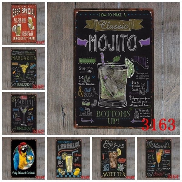 cocktail tin sign plaque vintage wall decor for bar pub club man cave retro metal posters iron painting dha455
cocktail tin sign plaque vintage wall decor for bar pub club man cave retro metal posters iron painting dha455