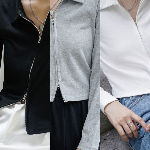qso4k 2020 autumn jacket zipper korean version of small short slim slim jacket zipper long sleeve knitted cardigan double for women stwav, White
qso4k 2020 autumn jacket zipper korean version of small short slim slim jacket zipper long sleeve knitted cardigan double for women stwav, White