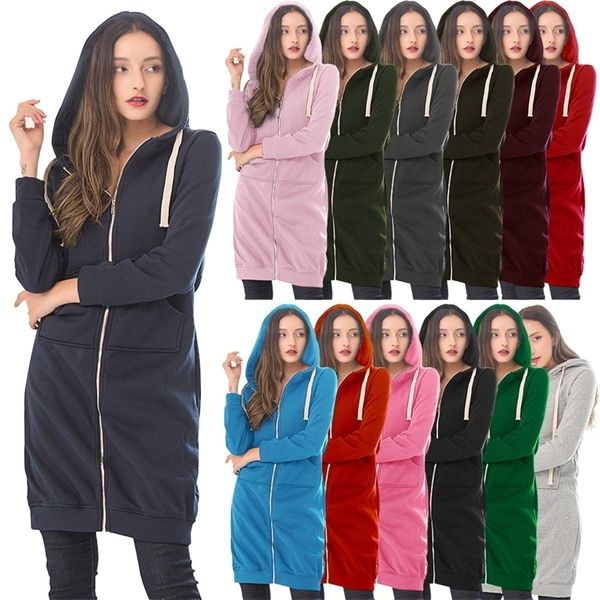 wipalo women plus size autumn winter zip up hooded hoodies ladies long sleeve tunic sweatshirt outerwear s-5xl casual solid coat y200610, Black
wipalo women plus size autumn winter zip up hooded hoodies ladies long sleeve tunic sweatshirt outerwear s-5xl casual solid coat y200610, Black