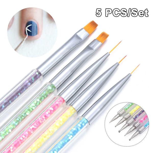 nail brushes 5pcs art double-ended dotting pen liner brush manicure point drill drawing tools decoration rhinestone crystal, Yellow
nail brushes 5pcs art double-ended dotting pen liner brush manicure point drill drawing tools decoration rhinestone crystal, Yellow