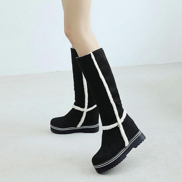 2020 new warm winter fur snow boots comfort platform round toe knee high boots women slip on shoes black beige yellow
2020 new warm winter fur snow boots comfort platform round toe knee high boots women slip on shoes black beige yellow