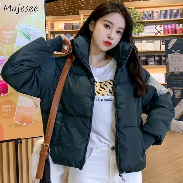 parkas women solid zipper winter thicker warm korean style simple student all-match harajuku womens coat elegant sweet females1, Black
parkas women solid zipper winter thicker warm korean style simple student all-match harajuku womens coat elegant sweet females1, Black