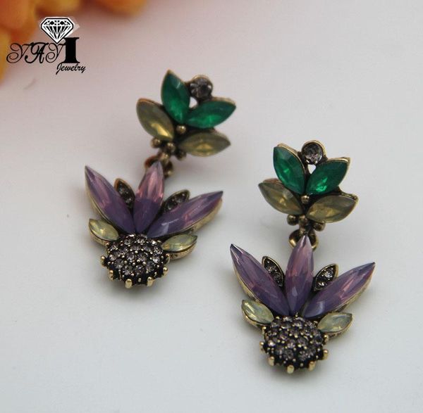 yayi jewelry multi glass rhinestone dangle crystal earring women's ancient silver color gem long tassels earrings gift 1314 
yayi jewelry multi glass rhinestone dangle crystal earring women's ancient silver color gem long tassels earrings gift 1314