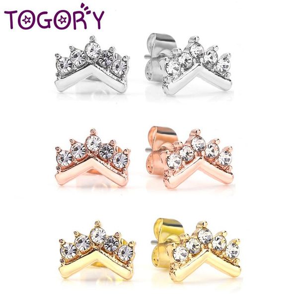 togory stud earring for women girl sparkling rhinestone brand earring fashion jewelry valentine's day present dropshipping, Golden;silver
togory stud earring for women girl sparkling rhinestone brand earring fashion jewelry valentine's day present dropshipping, Golden;silver