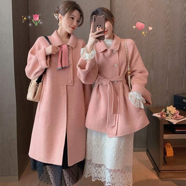 women's wool & blends pockets sweet elegant women winter coats 2021 long loose blend coat and jacket fashion warm autumn, Black
women's wool & blends pockets sweet elegant women winter coats 2021 long loose blend coat and jacket fashion warm autumn, Black